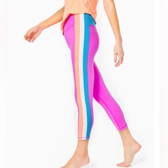 LILY PULITZER WEEKENDER HIGH RISE LEGGING AMETHYST - Picture 2 of 9